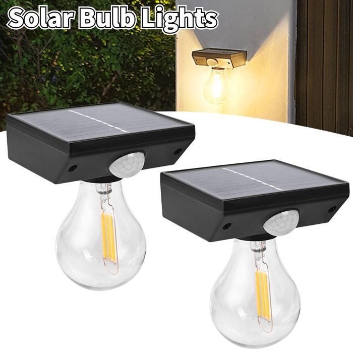 LED Solar Light Outdoor Wall Lamp Bulb Solar Powered Sunlight