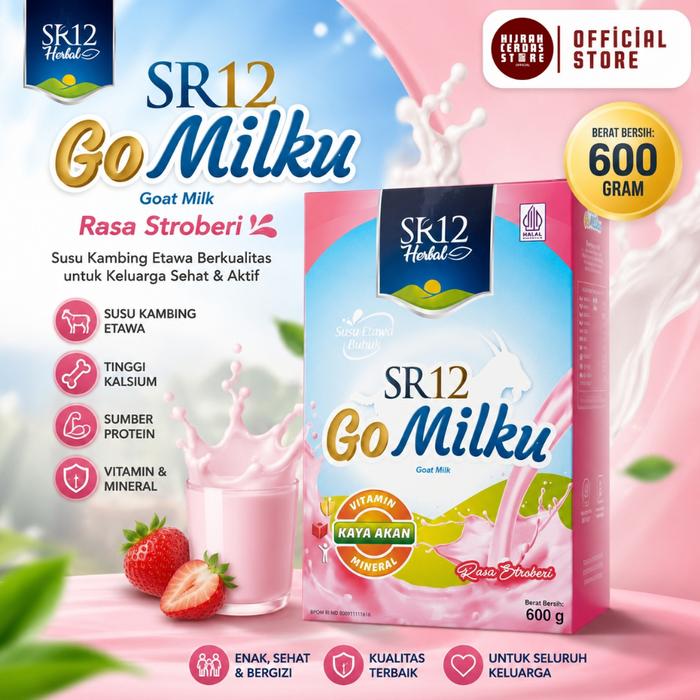 HIJRAH CERDAS - GO MILKU SUSU KAMBING ETAWA 600 GR SR12