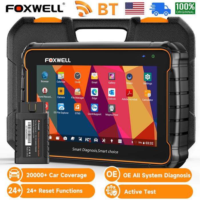 Foxwell GT60 Professional OBD2 Automotivo Scanner 24+ Reset a/f Reset