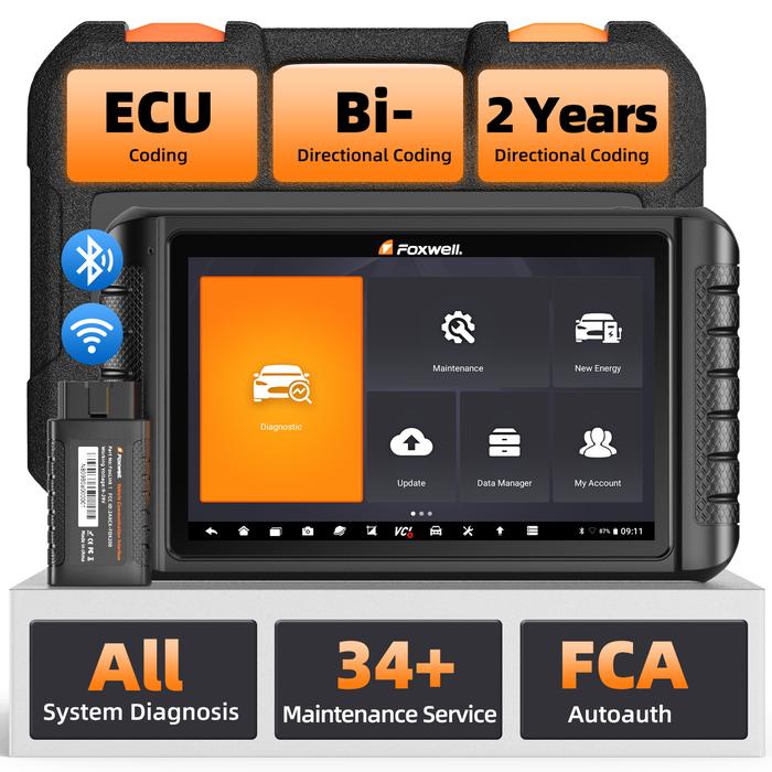 Foxwell NT1009 OBD Scan Tool Full Bidirectional Scan Tool ECU Coding