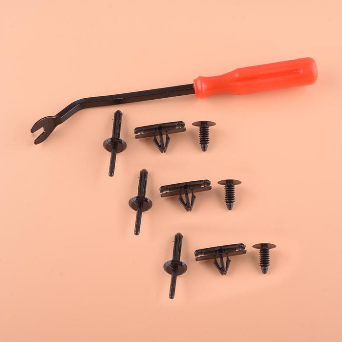 6506007-AA 68039280-AA 60Pcs Black Nylon Fender Flare Rocker Moulding