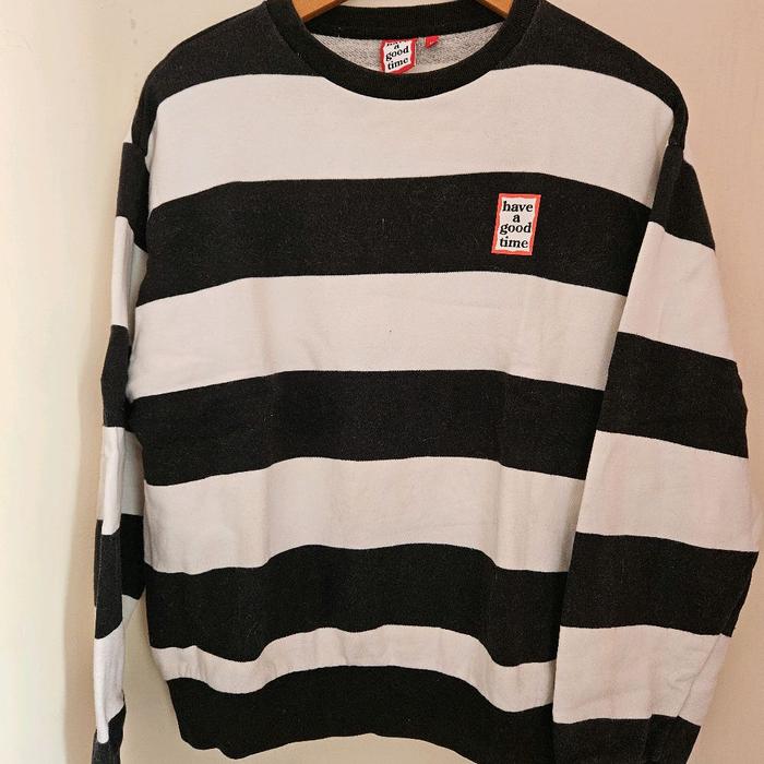 CREWNECK HAGT HAVE A GOOD TIME SALUR PUTIH SECOND ORIGINAL