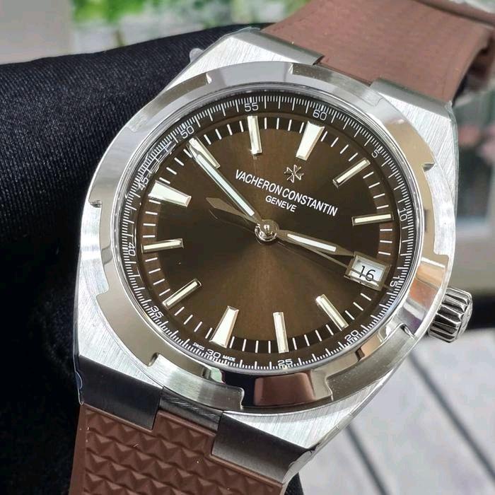 Jam Tangan Keren VacheronConstantin Overseas Swiss Automatic Movement Brown Dial