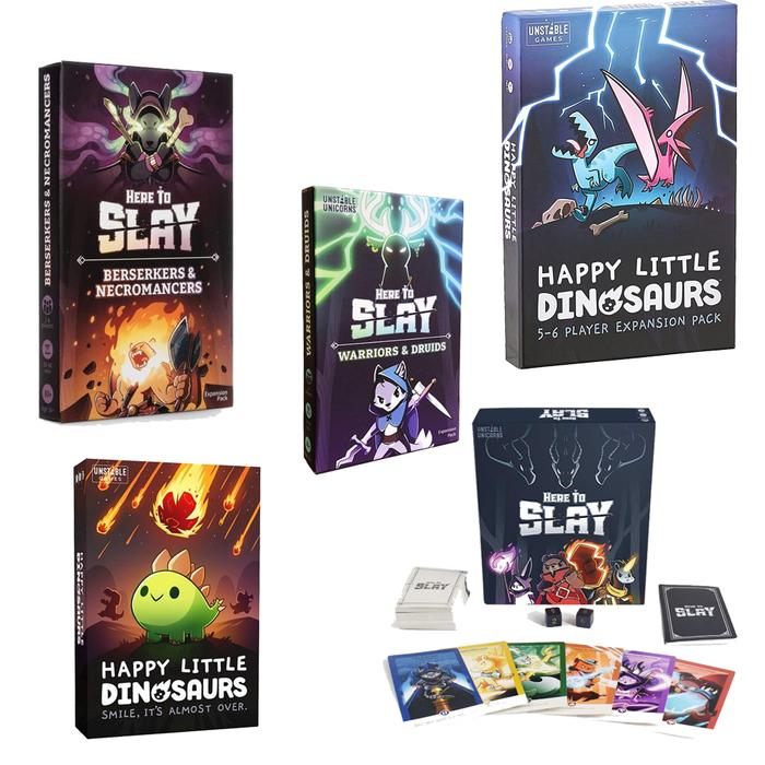 Happy Little Dinosaurs card games All English unicorn chess strategy
