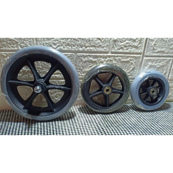 BAN KURSI RODA 8 INCH (20CM)/RODA DEPAN KURSI RODA UNIVERSAL