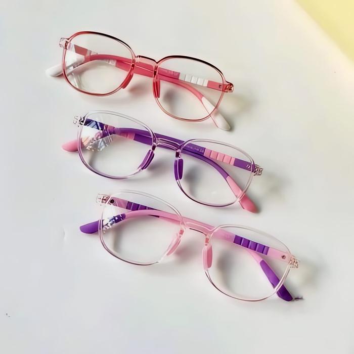 Kacamata Anak Frame Semi Kotak Lentur Unisex 5290