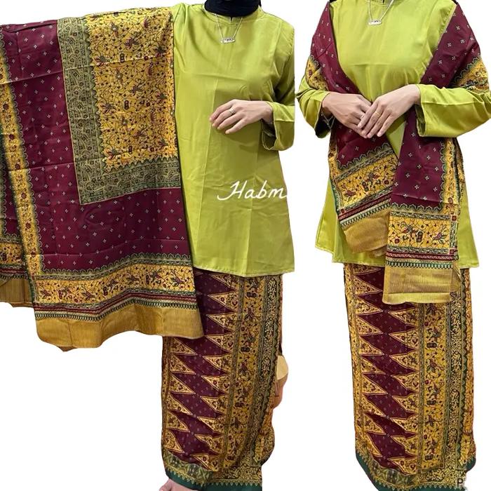 Setelan kain songket jupri lasem palembang