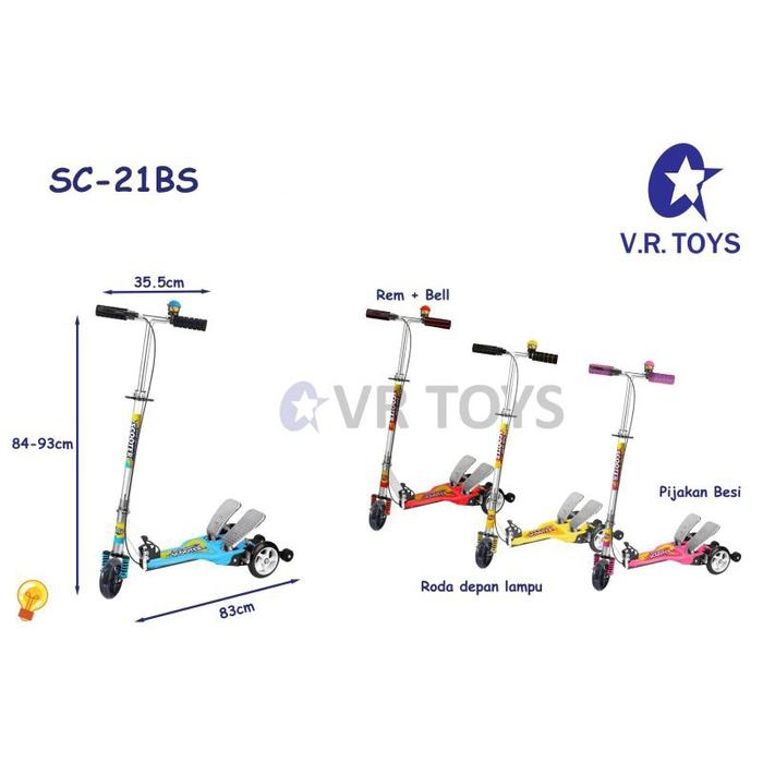 Scooter/ Sekuter Otoped Genjot Wings Aloy ORIGINAL