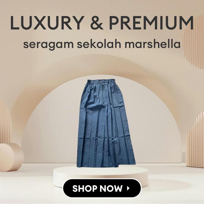 Seragam Sekolah Marshella Rok Abu SMA Kelas 1 Sampai Kelas 3