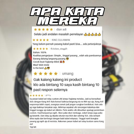 TERBARU!!! Relay Set Lampu BILED Foglamp Mobil – Soket H11 HB3 | Auto Off Devil Eye | Trigger Univer