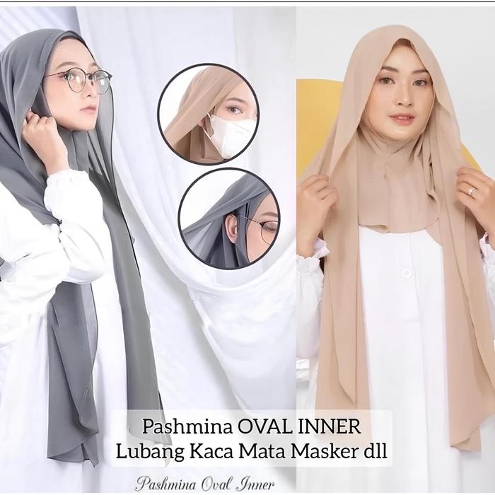 (ADDARDA) Pasmina inner dagu pasmina inner 3 in 1 pasmina kasmir pasmina  by rayon pasmina jersey pa