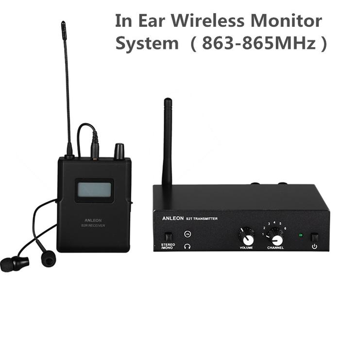 ANLEON S2 Wireless In-ear Monitor System UHF Stereo IEM System Stage