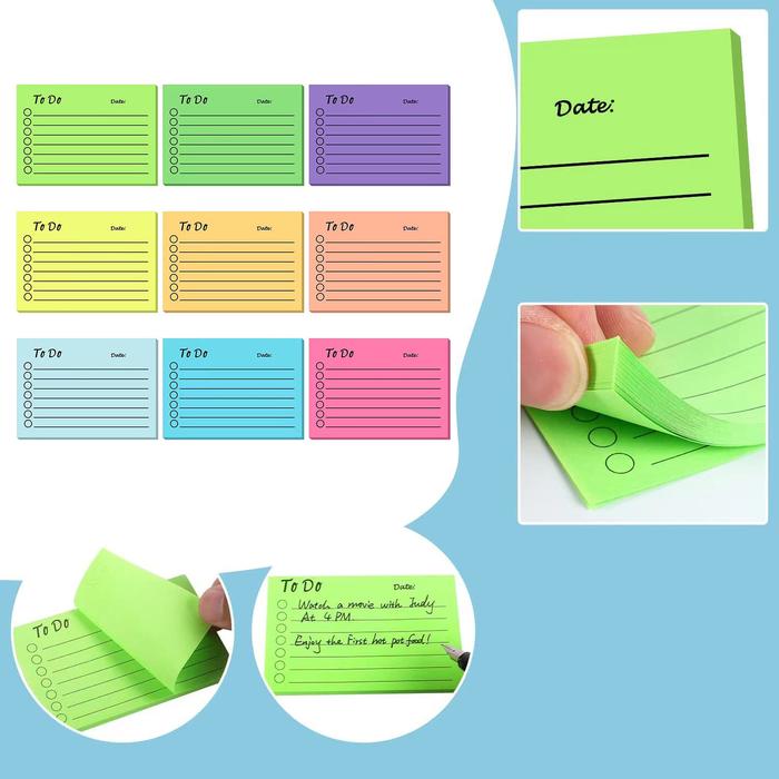 Simple Memo Pad Note Book Tearable Not Sticky Kawaii Decoration