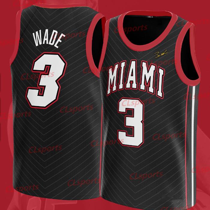 24_25 Miami American New Arrivals Summer Fall Wade Training Sweatshirts Basketball Jerseys Adults_Ki