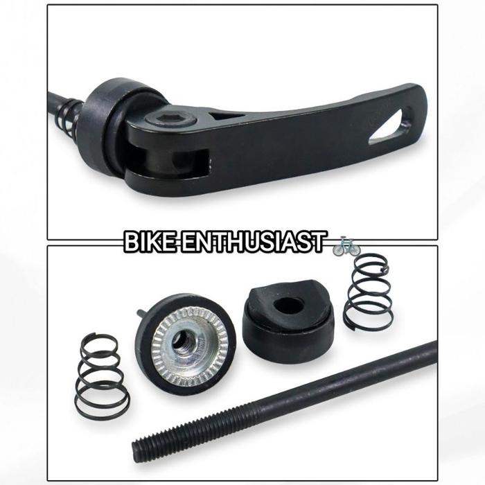 Ready Stok Hf678 - As Qr Quick Release Hub Freehub Sepeda Sepasang Depan-Belakang As Buckle Quick Re