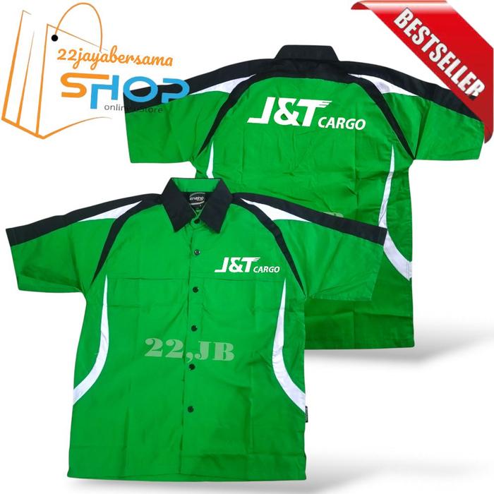 Kemeja Jnt Cargo • baju jnt cargo • Seragam jnt cargo terbaru premium