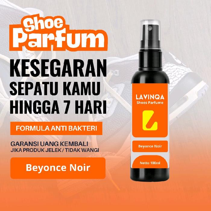 Parfum Sepatu Anti Bau Bakteri Kesegaran Hingga 7 Hari - Aroma Beyonce Noir
