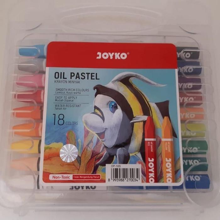 Crayon / Krayon Oil Pastel - Joyko 18 Warna MURAH!