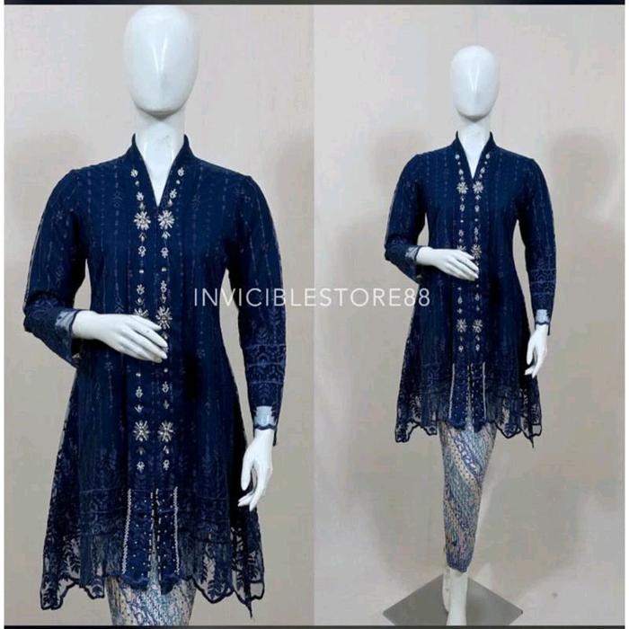 Kebaya atasan tille /kebaya savira / kebaya payet / kebaya terbaru terlaris termewah modern / kebaya