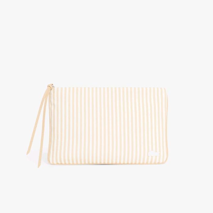 Lacoste Unisex Summer Pack Clutch/Clutch Pria/Wanita - Beige