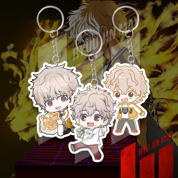 Gantungan Kunci / Keychain / Gantungan HP - Wind Breaker - Choji