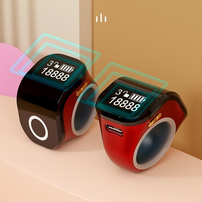 DINGDONG TASBIH DIGITAL S10 Mewah dengan Tombol Sentuh Layar AMOLED Besar Charging Type C Tahan Air 