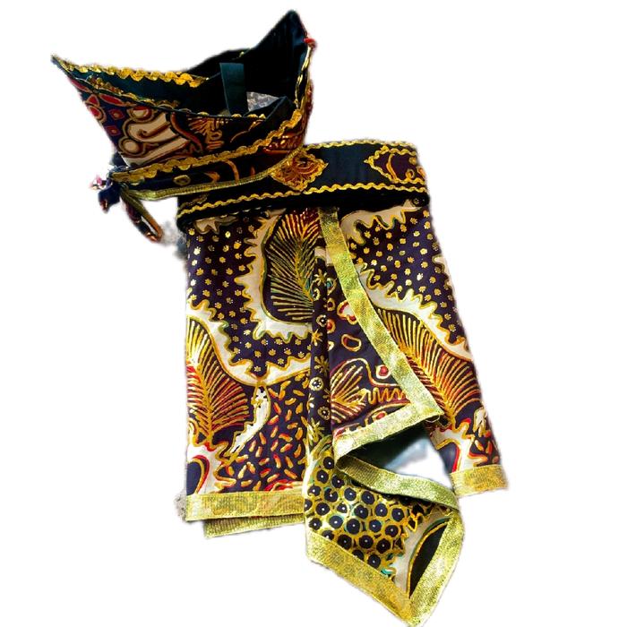 Sembong prada emas ,dodot seni silat, kain samping pencak silat  ,bahan katun ,batik tulis adem dan 