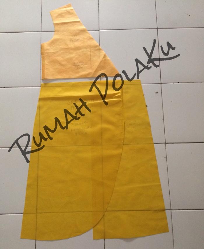 Pola baju gamis - pola jahit gamis kimono - pola jahit baju gamis