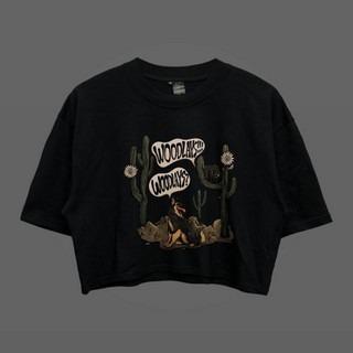 OVERSIZE CROP KAKTUS \ KAOS WANITA REMAJA