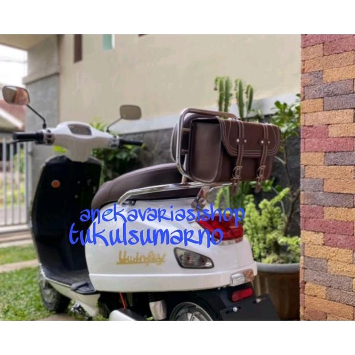 READY STOCK Tas back Rack / Tas motor / side bag motor /aksesoris motor