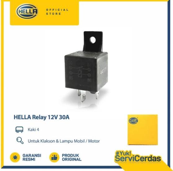 Laris Relay 12V 30A Kaki 4 - Aksesoris Mobil Relay Klakson dan Lampu Premium Untuk Semua Tipe Mobil