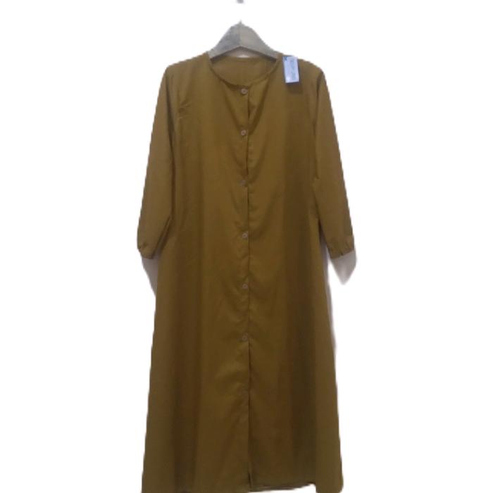 gamis toyobo kancing depan