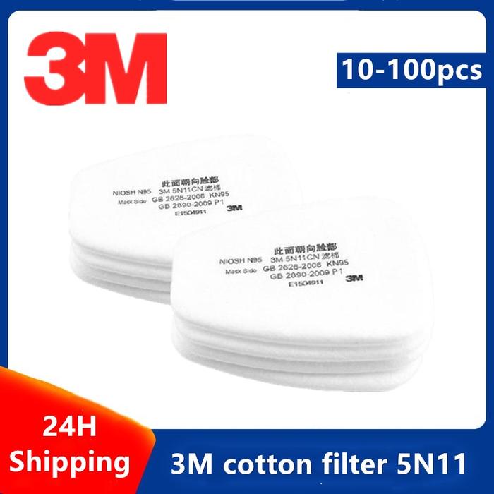 3M Gas Mask Filter 5N11 for Mask 6200 7502 6800 Respirator 10pcs/bag