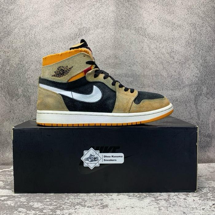 Sepatu Second Air Jordan 1 High Zoom CMFT 'Pumpkin Spice' Original Guarantee 100%
