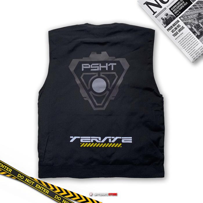 ROMPI PSHT | VEST PSHT ROUND TECH - HITAM | ROMPI PSHT SIMPLE | SH TERATE STORE