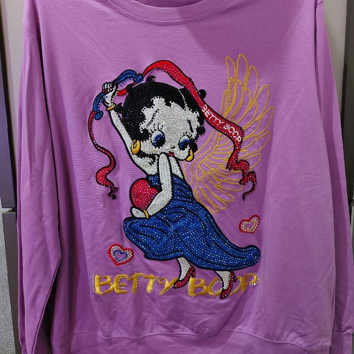 Sweater Betty Boop Purple