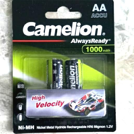 (EM) Baterai Rechargeable Camelion Velocity AA 1000 MAH - NiMH