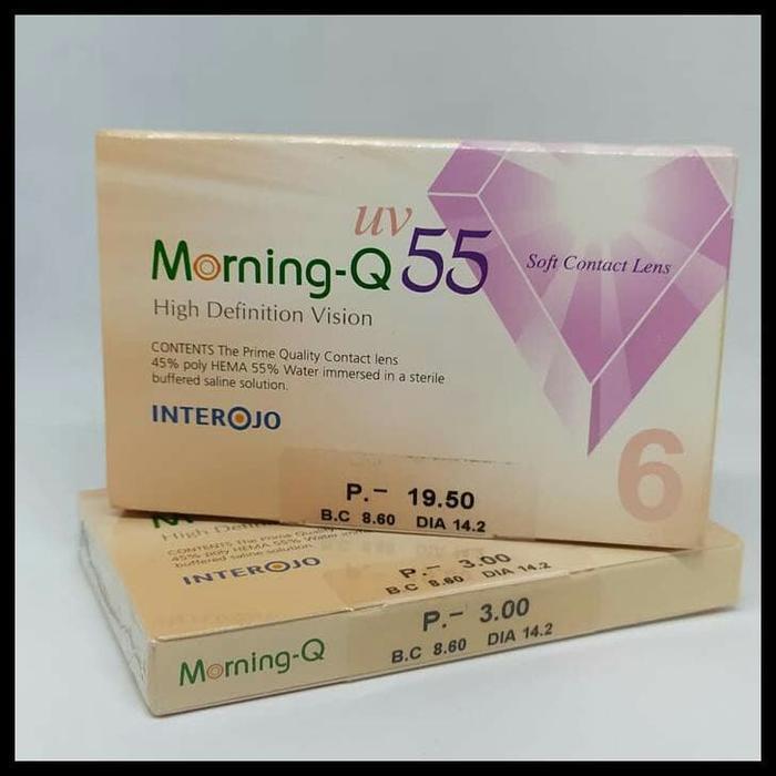 Softlens bening minus tinggi Morning Q/softlens minus tinggi bulanan *