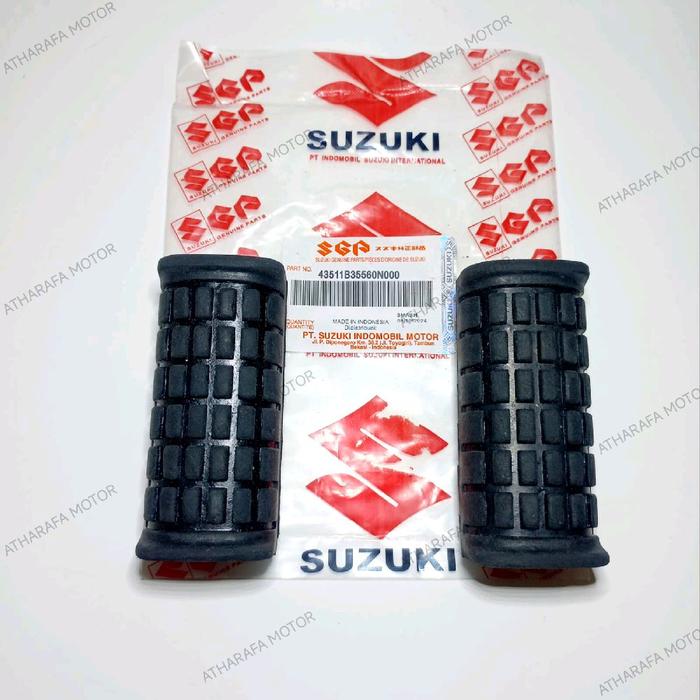 KARET STEP FOOTSTEP BASTEP PIJAKAN KAKI DEPAN SMASH SHOGUN 110 125 SATRIA FU 150 AXELO SMASH TITAN