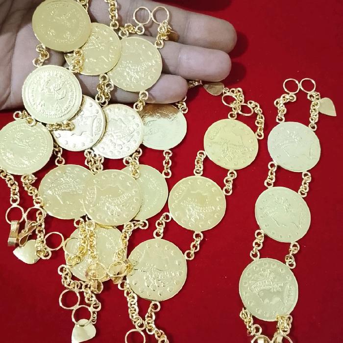 Gelang rupiah Jawa 3 koin by accessories tempahan