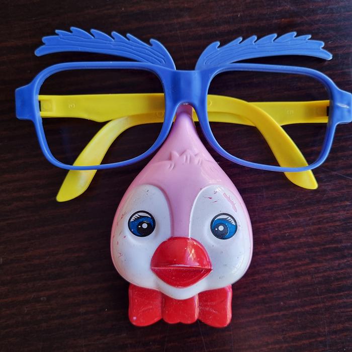 PRELOVED MAINAN ANAK KACAMATA MAINAN PLASTIK MODEL BURUNG LUCU