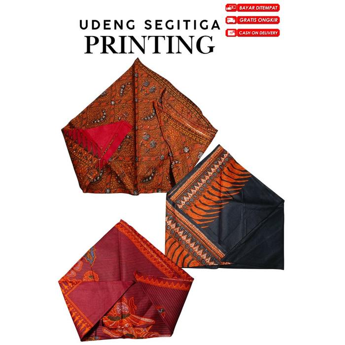 iket kepala segitiga | udeng segitiga | udeng | iket jawa | iket sunda traddisional | udeng printing