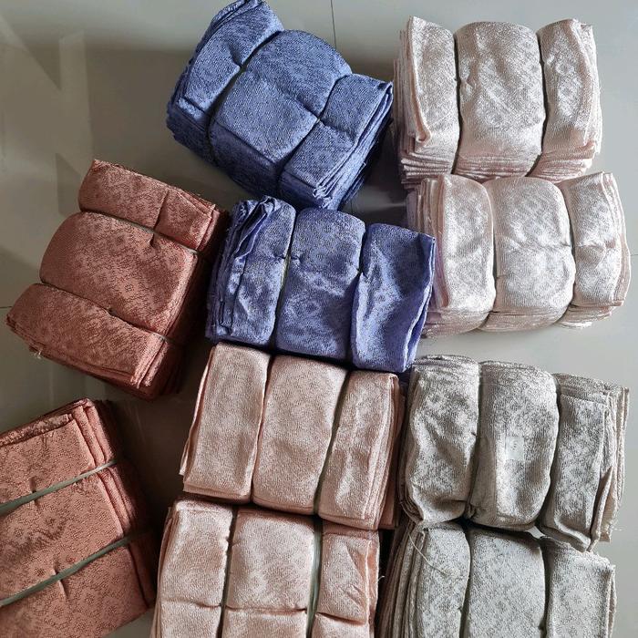 kain batik viscose polos warna pastel