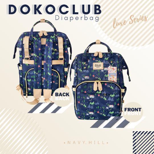 TAS DIAPER BAG / TAS BAYI DOKOCLUB DIAPERBAG (INC POUCH PORTABLE)