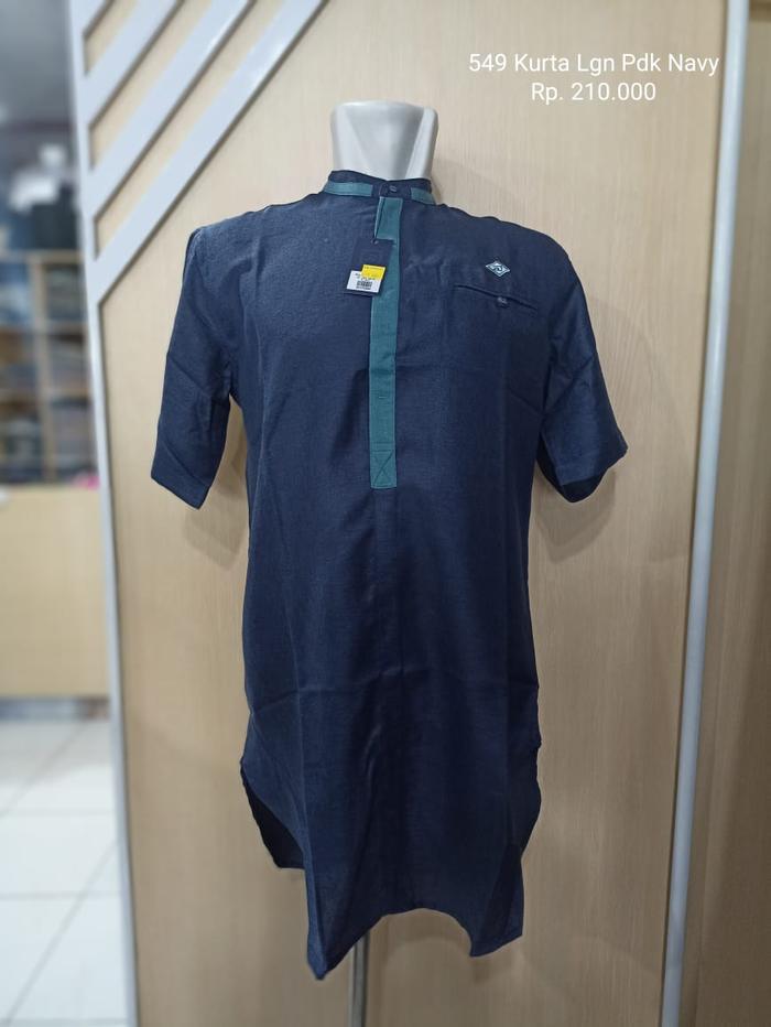 Baju Muslim Pria Kurta Lengan Pendek Premium Hisyam 549 Best Seller