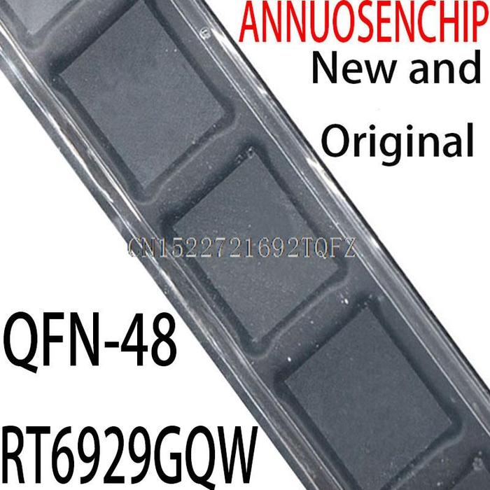 5PCS New and Original RT6929  QFN-48  RT6929GQW