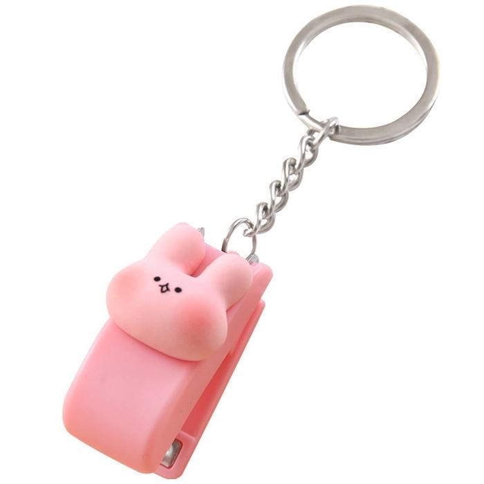 ATT - Gantungan Kunci - Alat STAPLER Mini Karakter Lucu Hiasan Gantung Tas Steples Cekrekan Penjilid