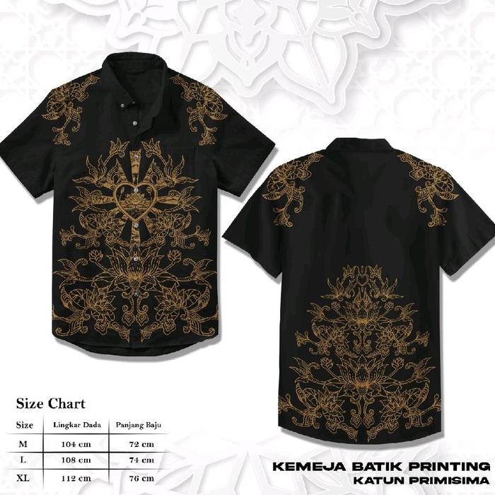KEMEJA BATIK SH TERATE FULL PRINTING // KEMEJA BATIK PSHT // KEMEJA PRIA KATUN PRIMISIMA  Baju  Dist