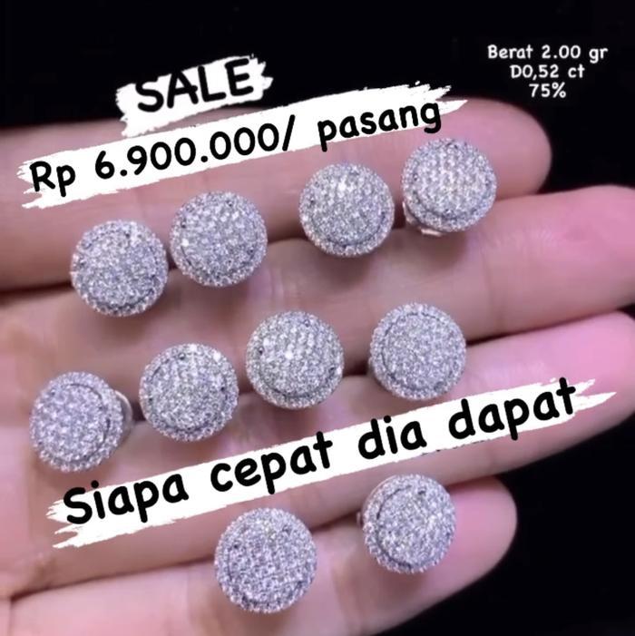 ANTING BERLIAN EROPA ASLI .. ANTING LOTUS BERLIAN