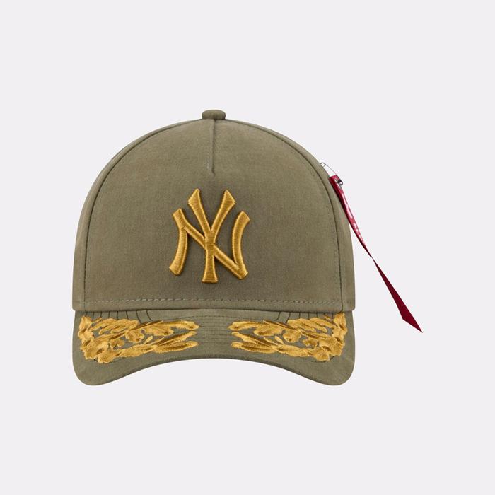 Alpha Industries X New York cap New era 940 caps iconic green military alpha industries colorway ret